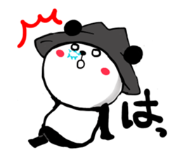 HAT PANDA 2 sticker #7568753