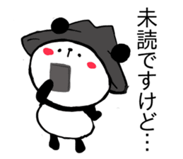 HAT PANDA 2 sticker #7568764