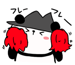 HAT PANDA 2 sticker #7568778