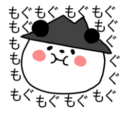 HAT PANDA 2 sticker #7568779