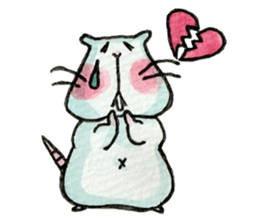 White Mouse sticker #7569333