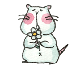 White Mouse sticker #7569343