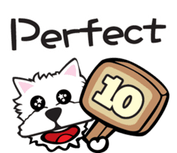 Cute APO Westie Terrier sticker #7569588