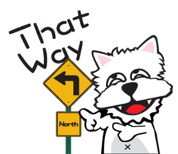 Cute APO Westie Terrier sticker #7569592