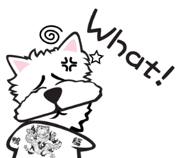 Cute APO Westie Terrier sticker #7569596