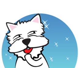 Cute APO Westie Terrier sticker #7569605