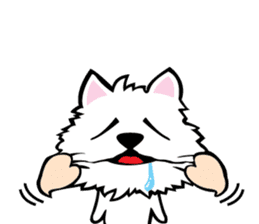 Cute APO Westie Terrier sticker #7569613