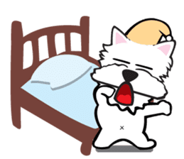 Cute APO Westie Terrier sticker #7569624