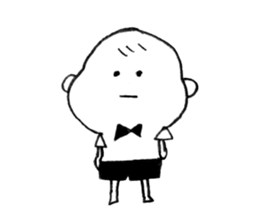 Child gentleman "Marr-kun" sticker #7570624