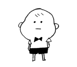 Child gentleman "Marr-kun" sticker #7570624