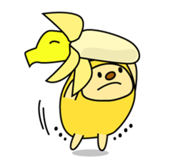 Banana bear place4 sticker #7570648