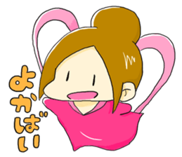 Three goddess in Munakata city sticker #7570756