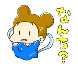 Three goddess in Munakata city sticker #7570778