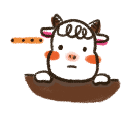Sheep's painting life sticker #7570827