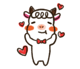 Sheep's painting life sticker #7570839