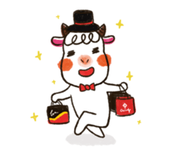 Sheep's painting life sticker #7570840