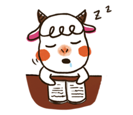 Sheep's painting life sticker #7570842