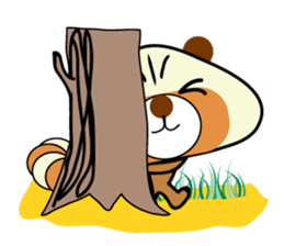 little raccoon sticker #7571324