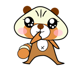 little raccoon sticker #7571326