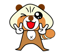 little raccoon sticker #7571332