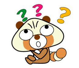 little raccoon sticker #7571336