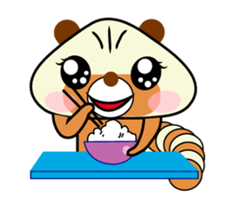 little raccoon sticker #7571342