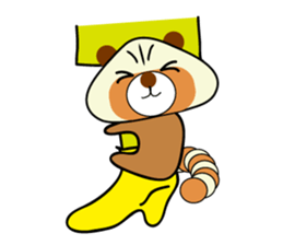 little raccoon sticker #7571345