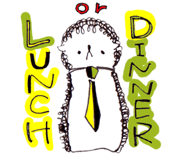 Cafe favorite animal sticker #7571739