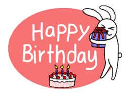 I wish you rabbit sticker #7573583