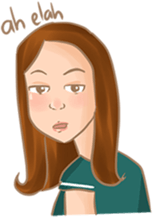 Anais and her Couple sticker #7573780