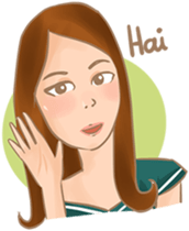 Anais and her Couple sticker #7573795