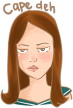 Anais and her Couple sticker #7573797