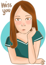 Anais and her Couple sticker #7573799