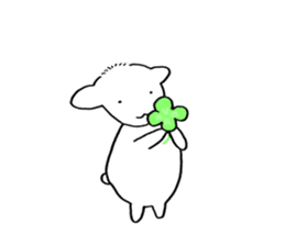 Sheep in The Pasture sticker #7574226