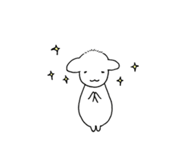 Sheep in The Pasture sticker #7574235