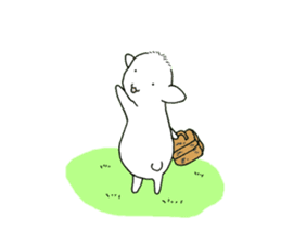 Sheep in The Pasture sticker #7574240
