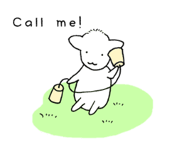 Sheep in The Pasture sticker #7574250