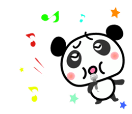 Cuty panda sticker #7574299