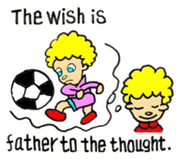 Proverb in English sticker #7574932