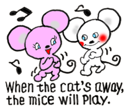 Proverb in English sticker #7574936