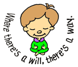 Proverb in English sticker #7574938