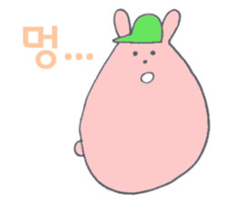 Rabbit 'Pyontaro' ((Korean)) sticker #7575117