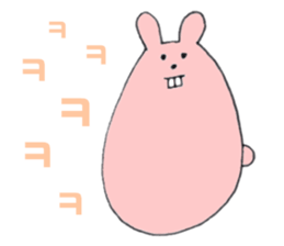 Rabbit 'Pyontaro' ((Korean)) sticker #7575130