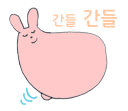 Rabbit 'Pyontaro' ((Korean)) sticker #7575135