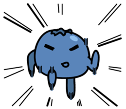 Blueberry Traveller sticker #7575835