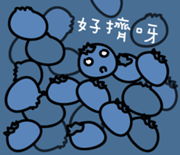 Blueberry Traveller sticker #7575848