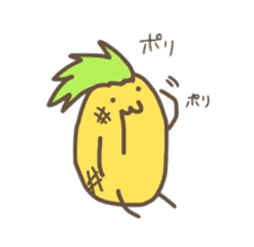 kamyu's pineapple stickers sticker #7576219