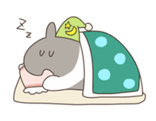 white and black of the Baku. sticker #7576340