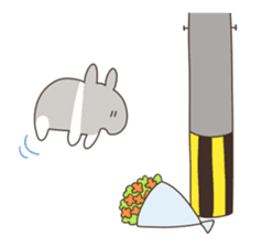 white and black of the Baku. sticker #7576350