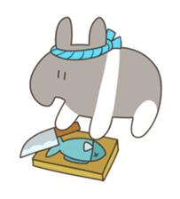 white and black of the Baku. sticker #7576351